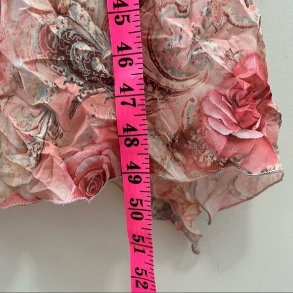 Vintage Y2K Andy The-Anh Midi Floral Slip Dress Size 8 - Picture 9 of 9